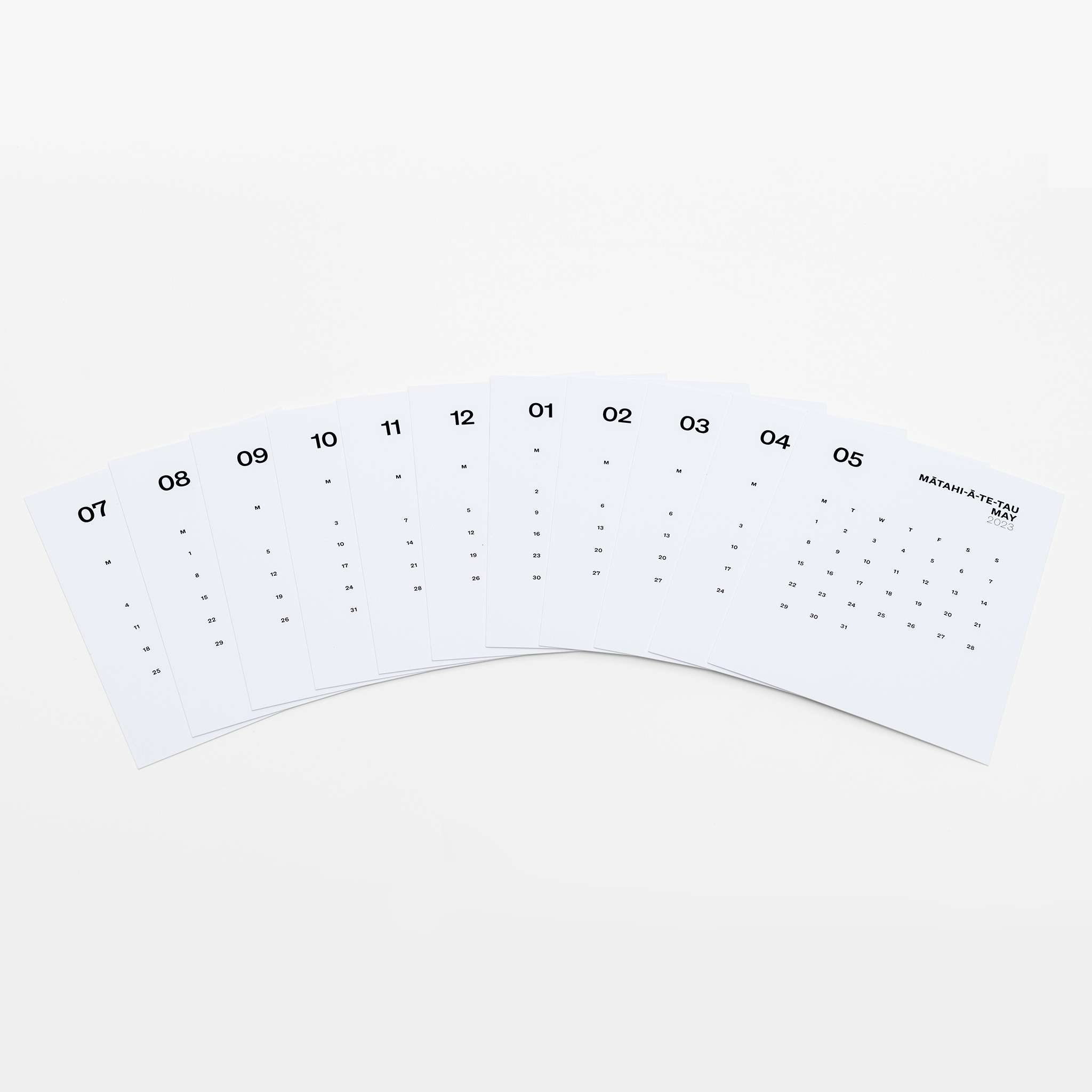 Snapshot calendar 2023 add on month cards christchurch art gallery te
